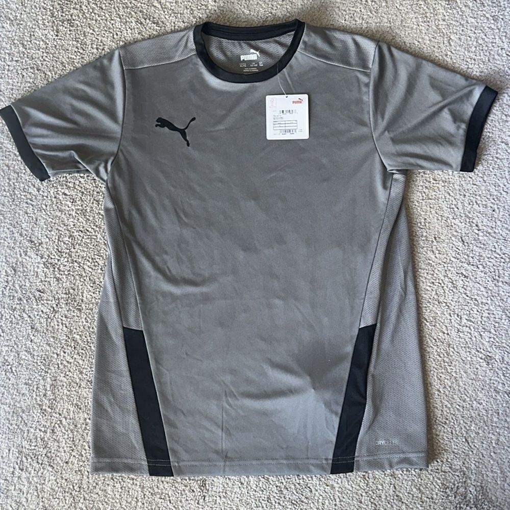 Puma TeamGoal 23 Unisex Youth Jersey in Steel Gray